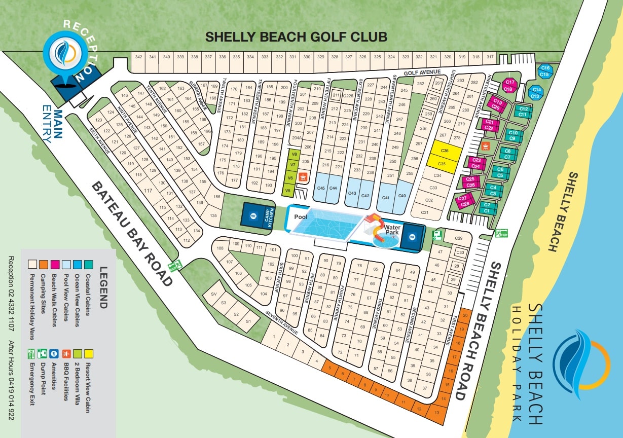 Shelly Beach Caravan Park Holiday Park Accommodation